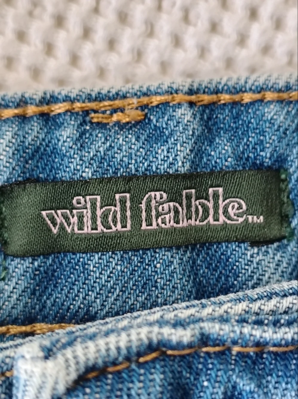 wild fable Blue Rolled-Hem Denim Shorts Size 00/ 24 R